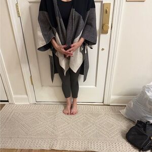 Chic Black and grey open cardigan